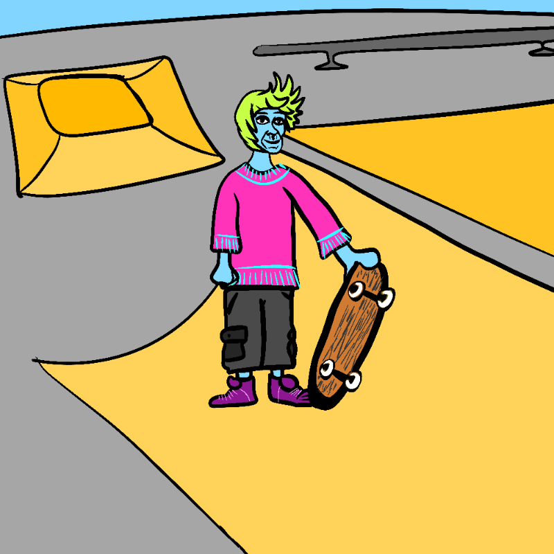 Skaterdudes #16 static token preview