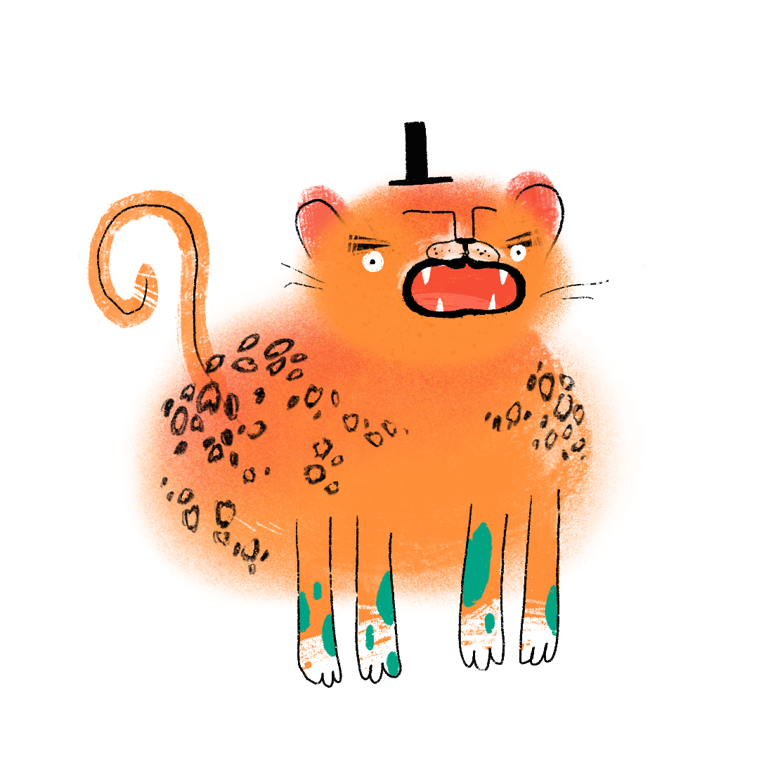 imaginary striped animals #8 static token preview