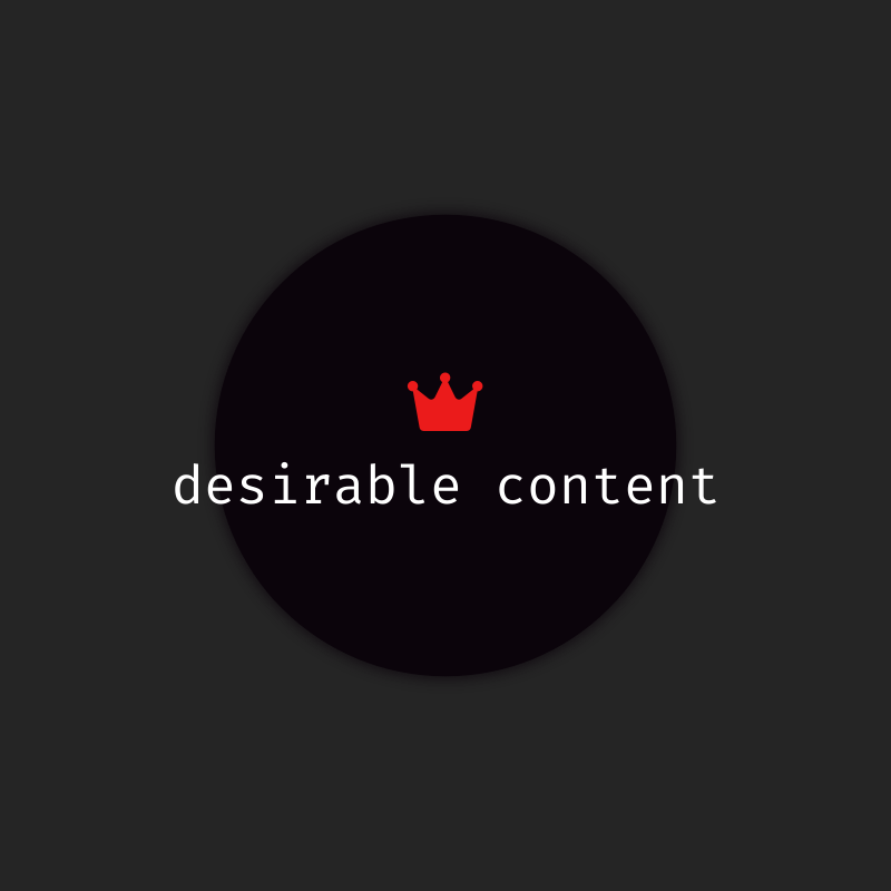 desirable content #6 static token preview