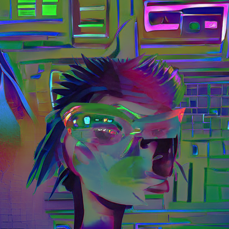 Female hack squad NEURAL ED #3 static token preview