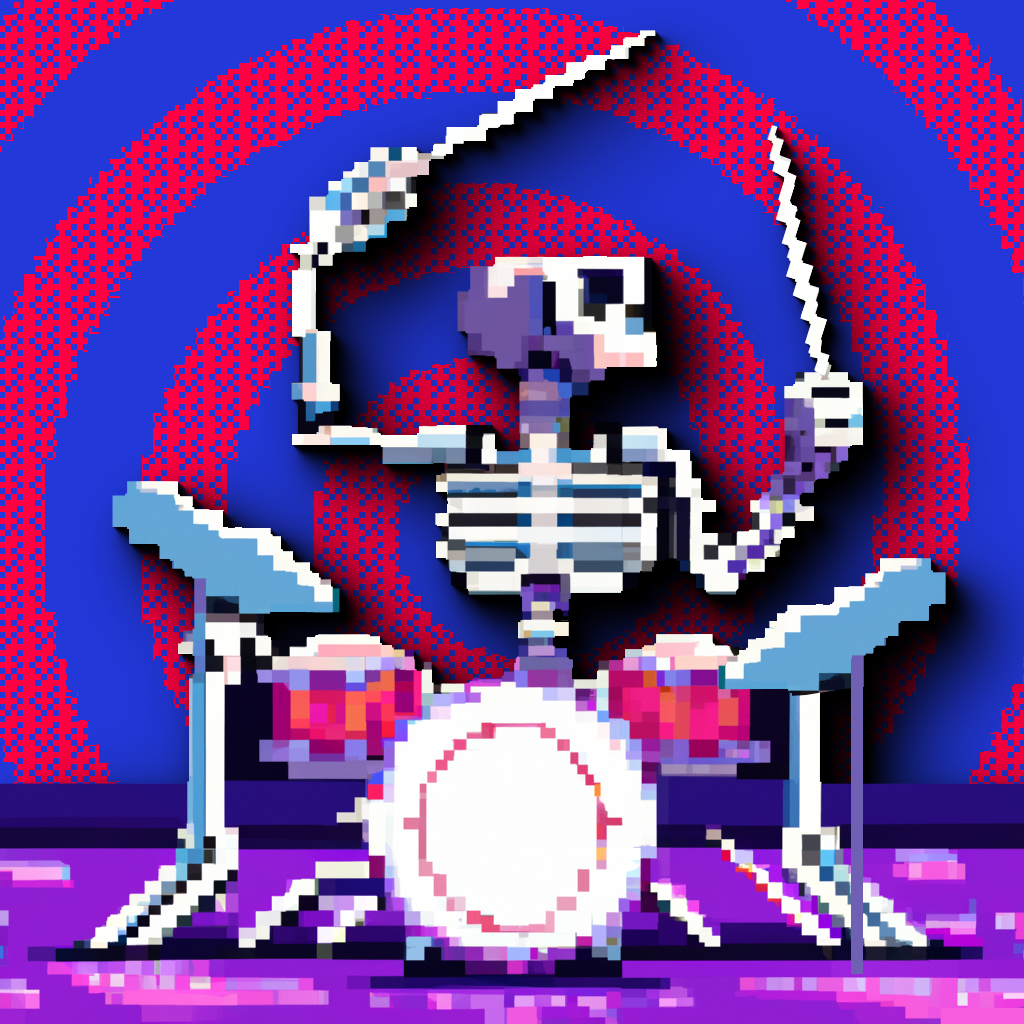The Rolling Bones - Damned Drummers #7 static token preview