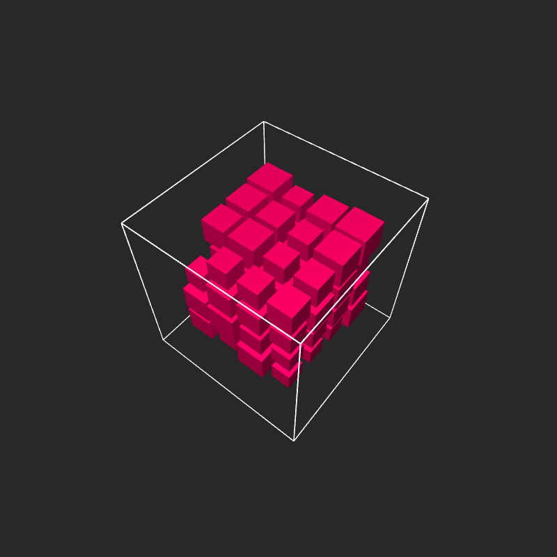 Transparent cube #001 #7 static token preview