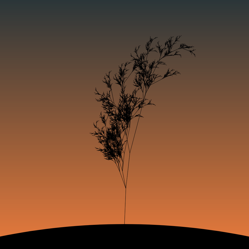 Fractal-Lsystem Tree #22 static token preview