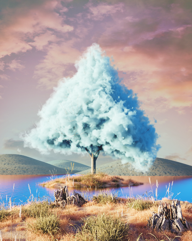 Cloudy desert #1 static token preview