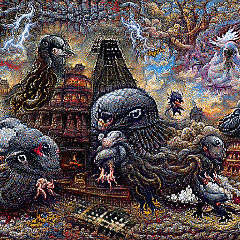 3.5 Pigeons of the Apocalypse #3 static token preview