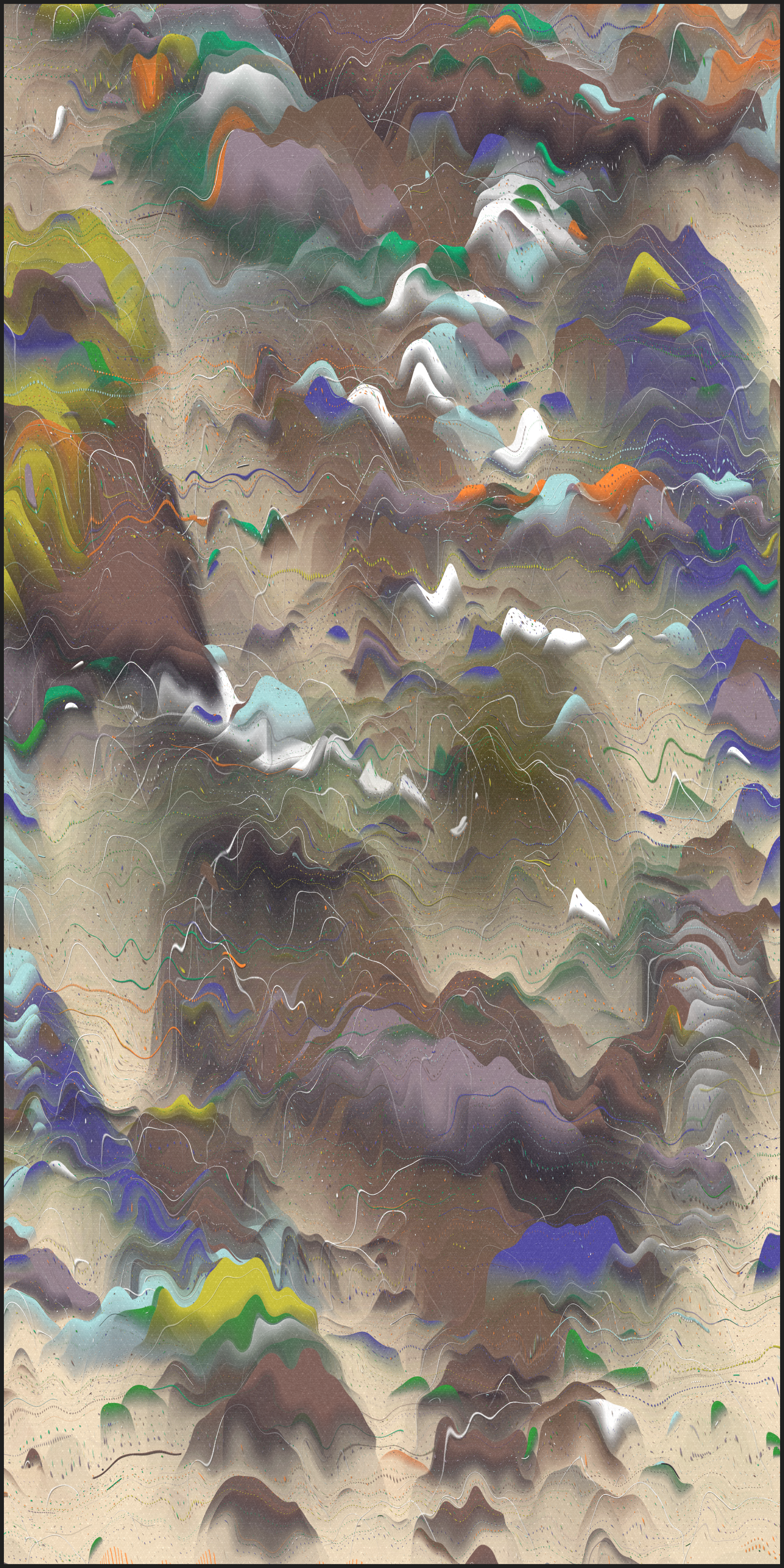 晩夏の山岳 Mountains in Late Summer #24 static token preview