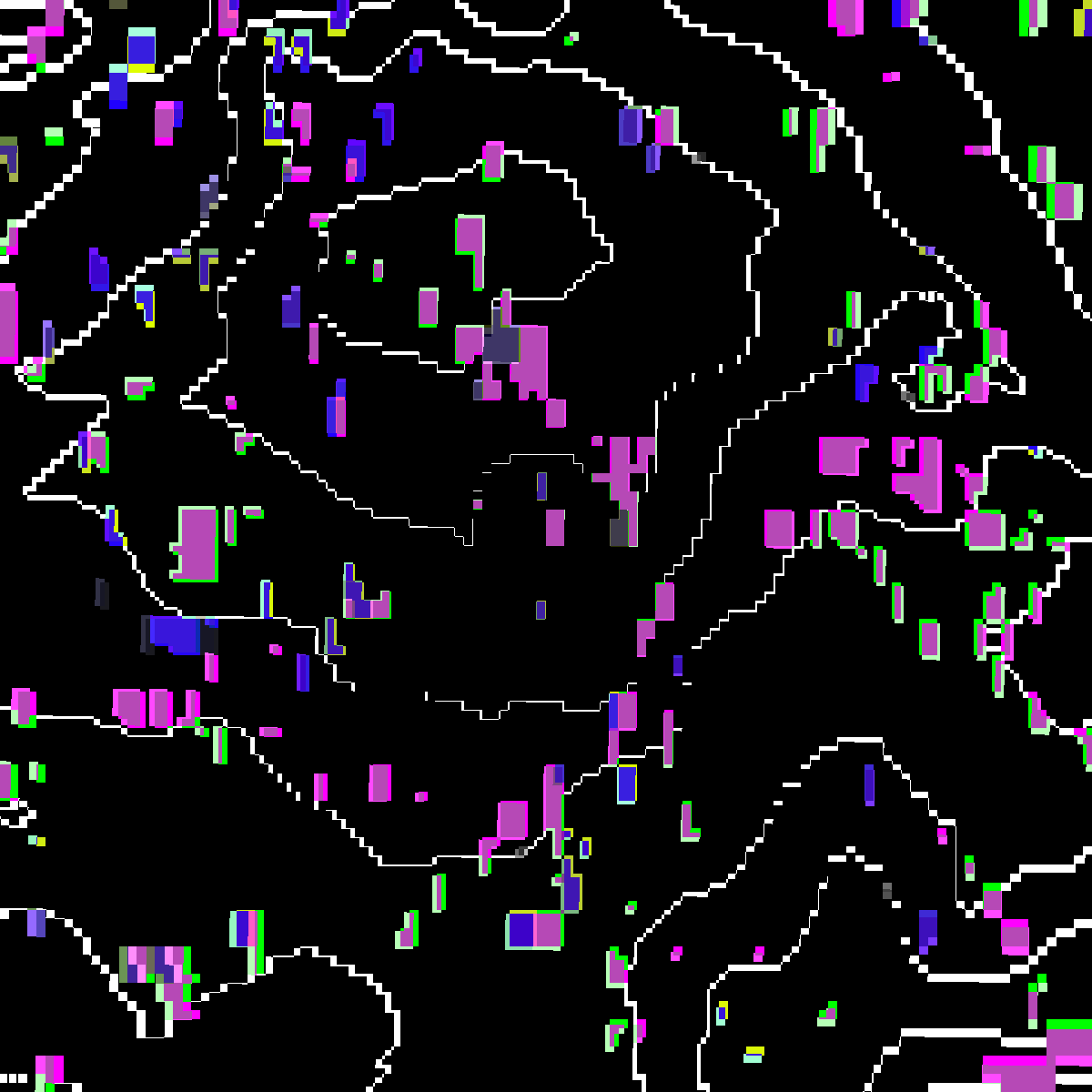 Pixel Topography #18 static token preview