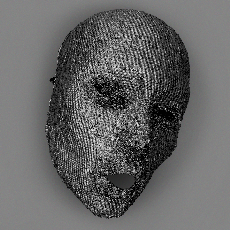 Minima Monochromy Mask #28 static token preview