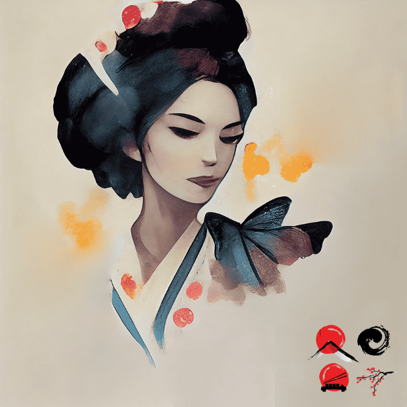 Butterfly Geisha #11 static token preview