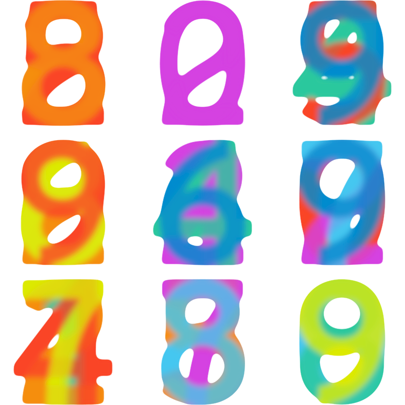 colors as numbers #9 static token preview