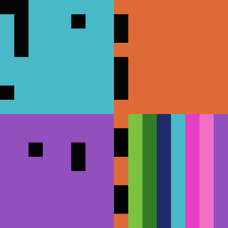 mINIMAL PIXEL ABSTRACT #8 static token preview