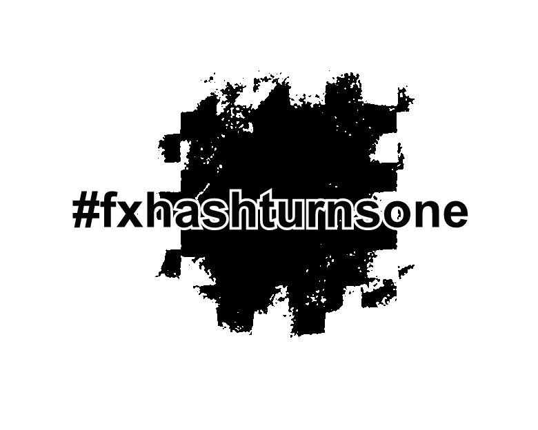 fxhash turns one #7 static token preview