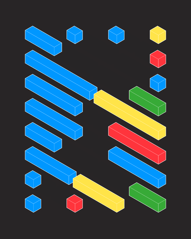 Blocky-Neon #6 static token preview