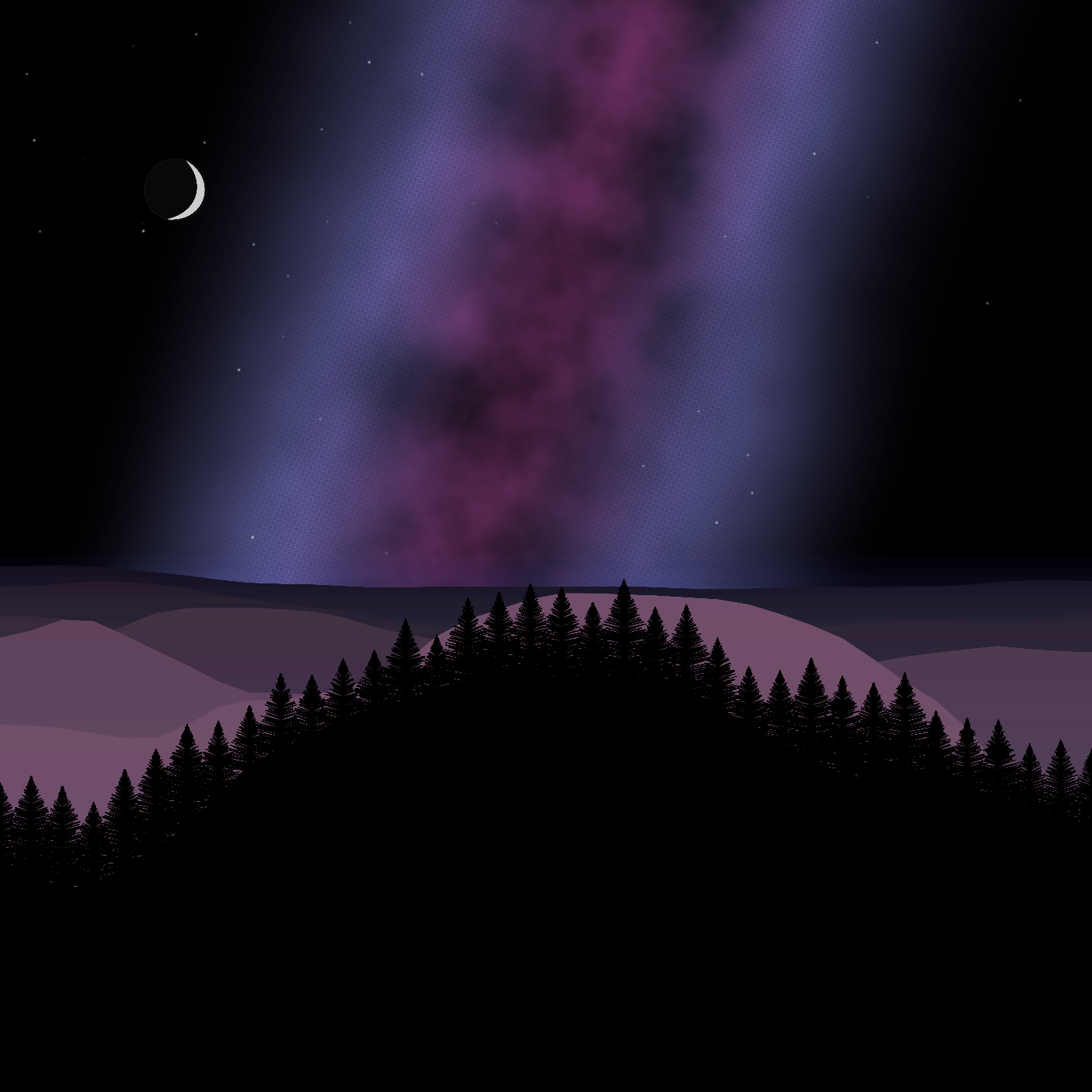 Mountain Sky #19 static token preview