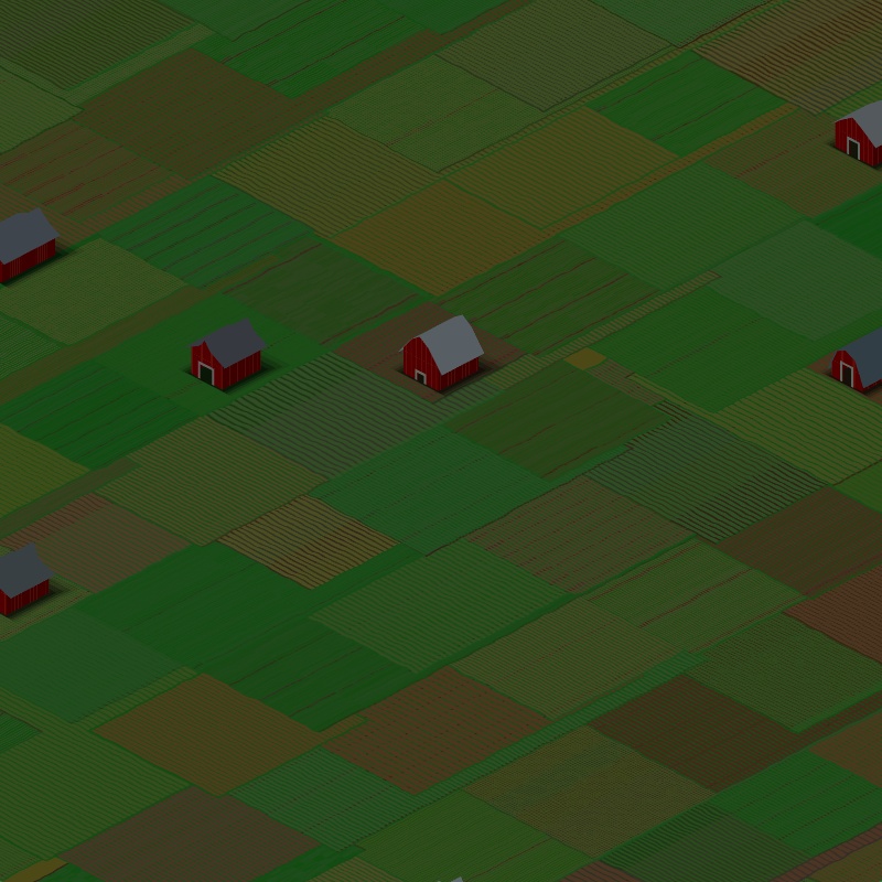 RED FARMS IN A QUIET COUNTY #16 static token preview