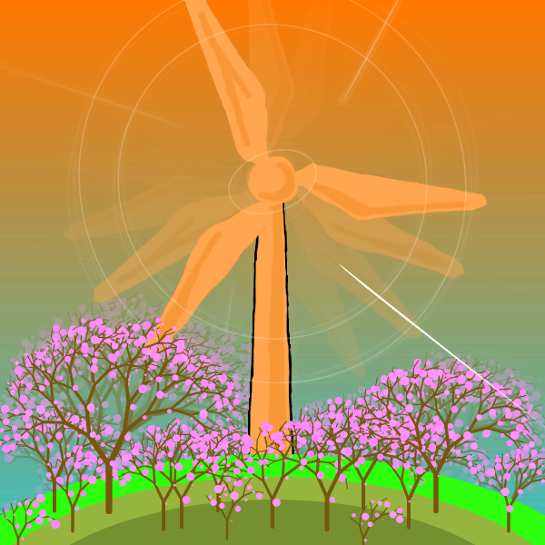 Tree Desiring Calm but Wind Restless #2 static token preview