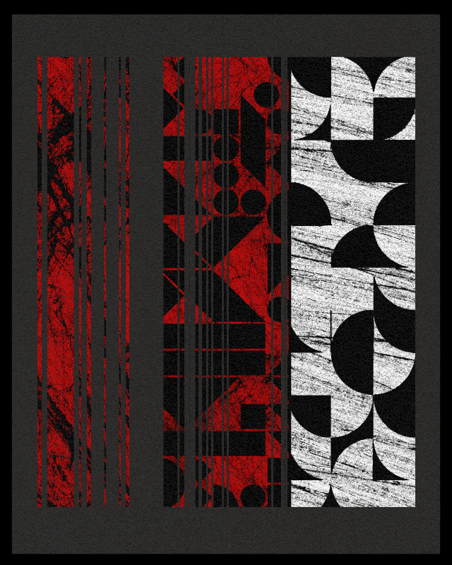 pattern art #red #5 static token preview