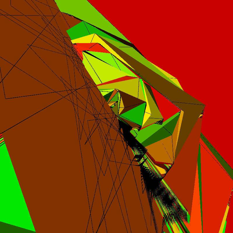 p5.js Descending a Staircase #12 static token preview