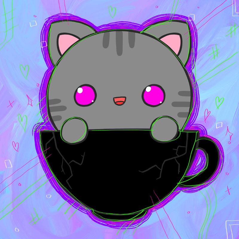 Cupkitties #11 static token preview