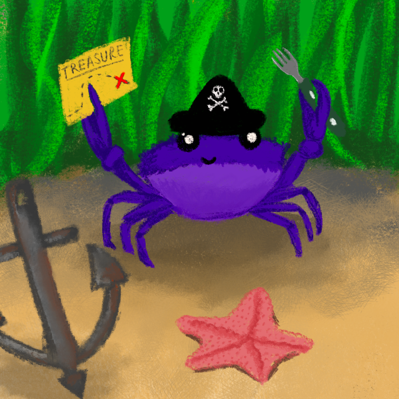 Silly Crab #9 static token preview