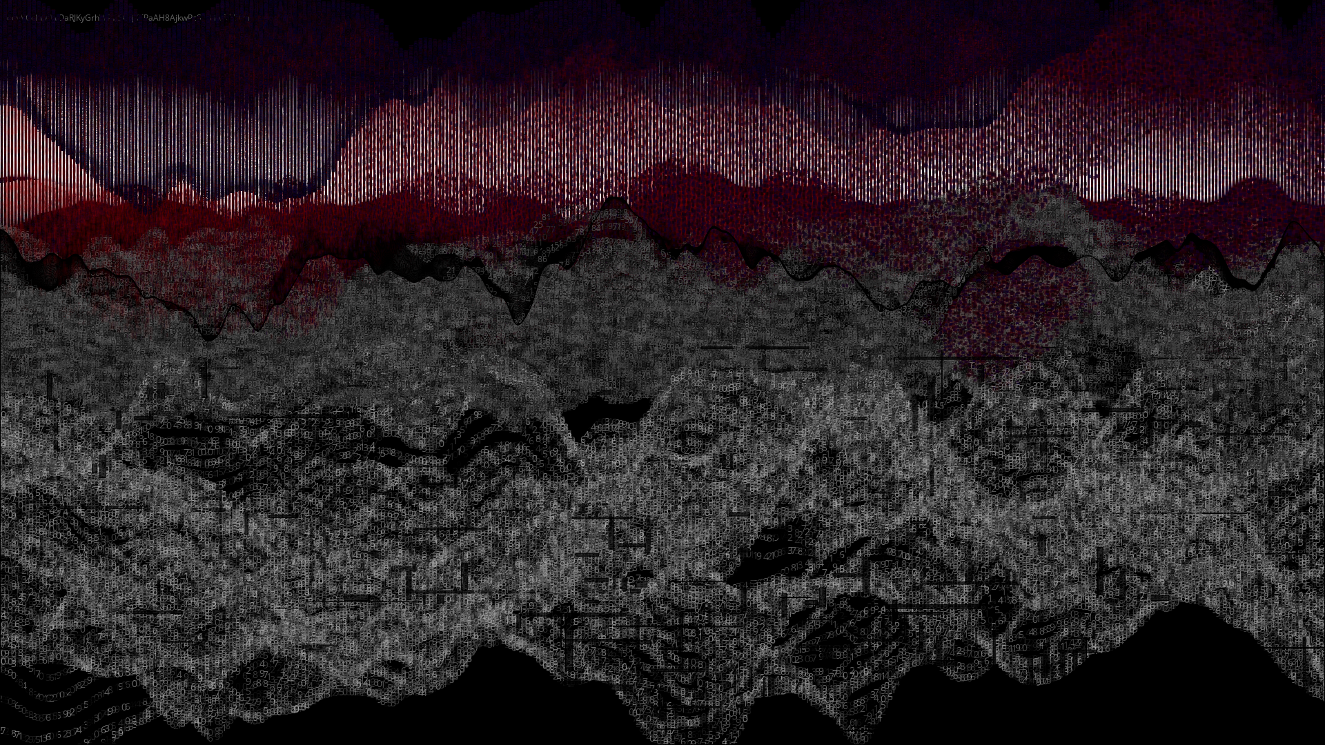 Pixel rain in a data landsacape #6 static token preview
