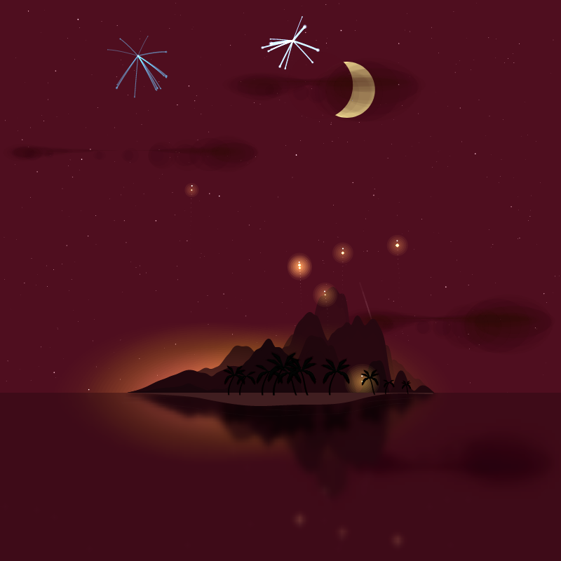 Fireworks Island #24 static token preview