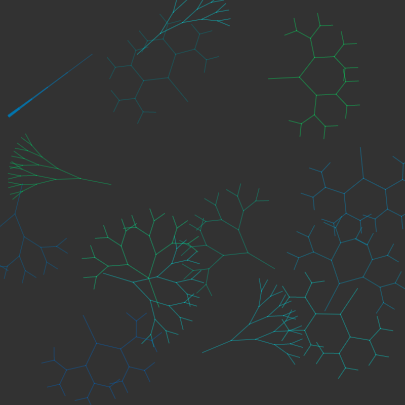 Fractal Swarm #7 static token preview