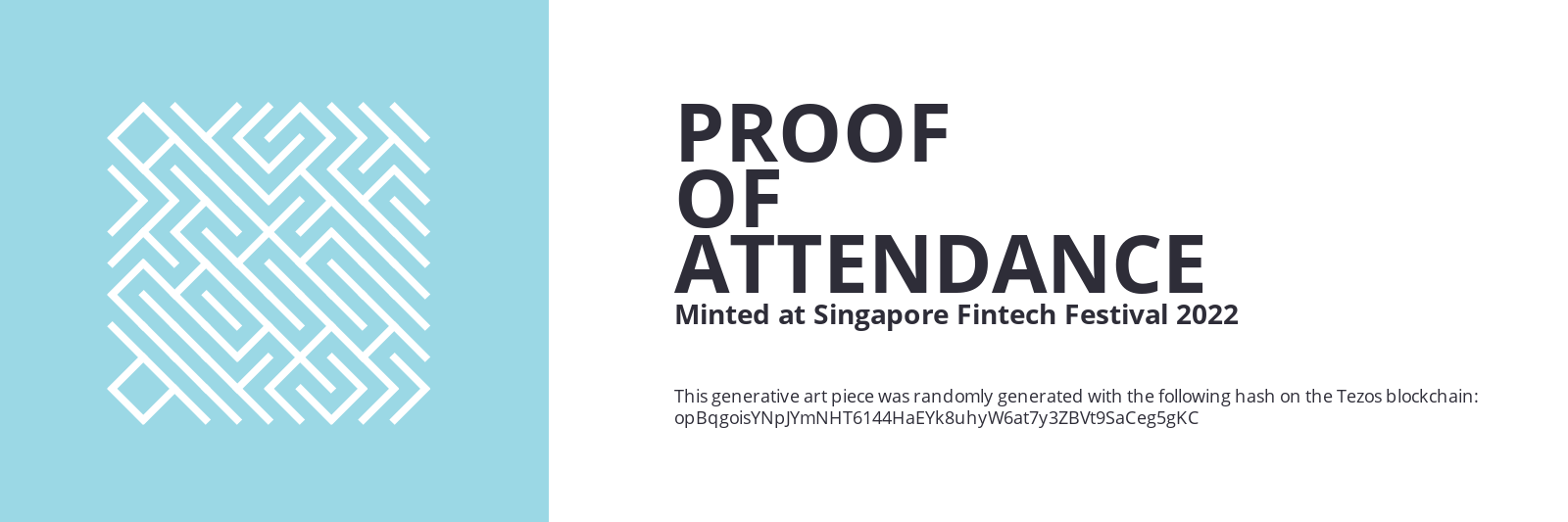 SFF2022 Proof of Attendance Token #782 static token preview