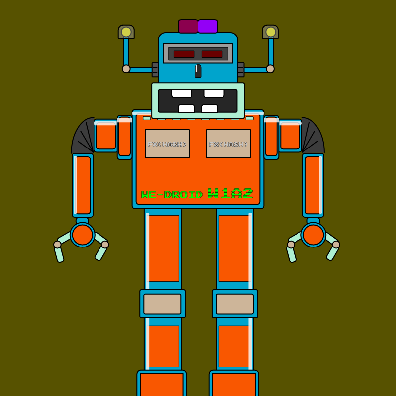 WE-DROIDs #7 static token preview