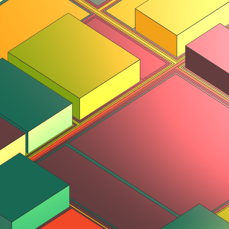 Geometric city #4 static token preview