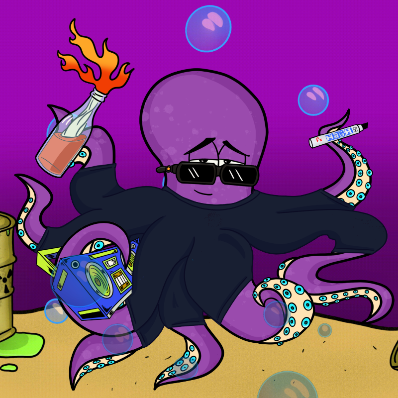 Gangstatopus #11 static token preview