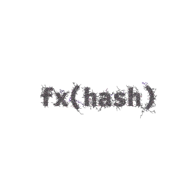 FXHASH Logo with Features #623 static token preview
