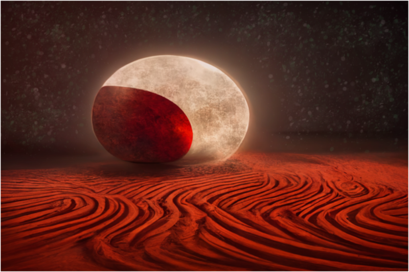 (Red) Moon #13 static token preview