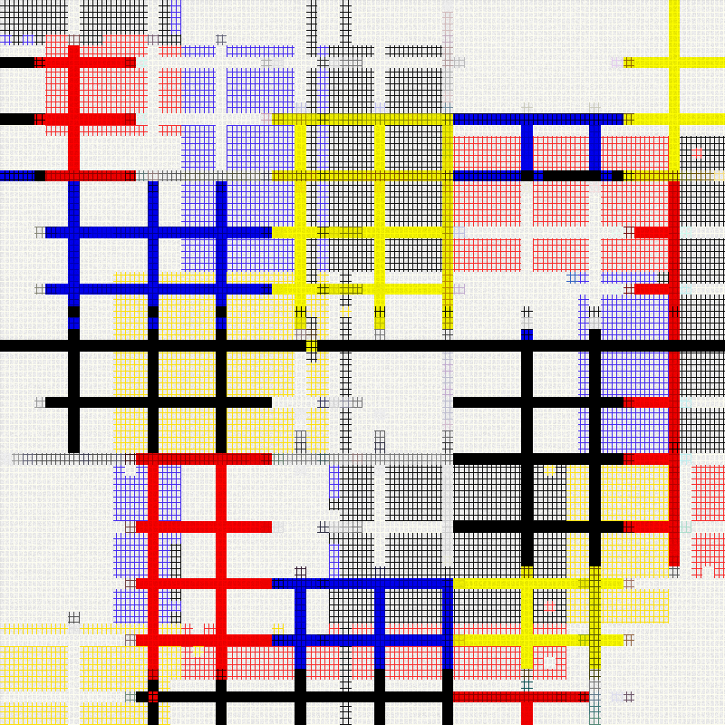 MONDRIAN FX #17 static token preview