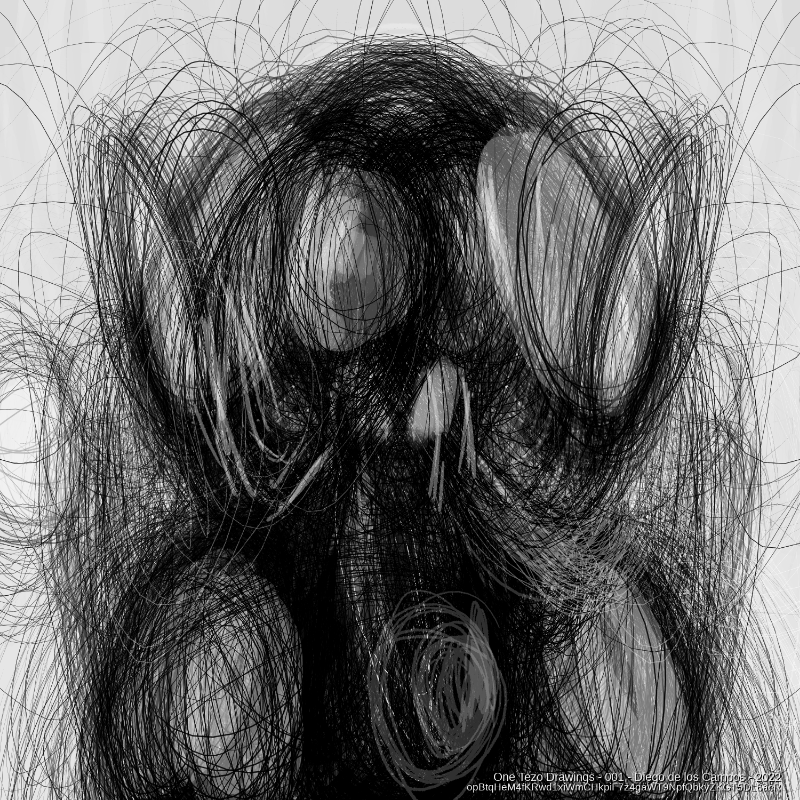 One Tezo Drawings #5 static token preview