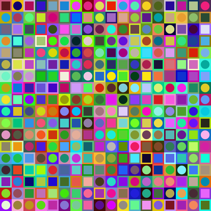 Square Dot Composition #145 static token preview