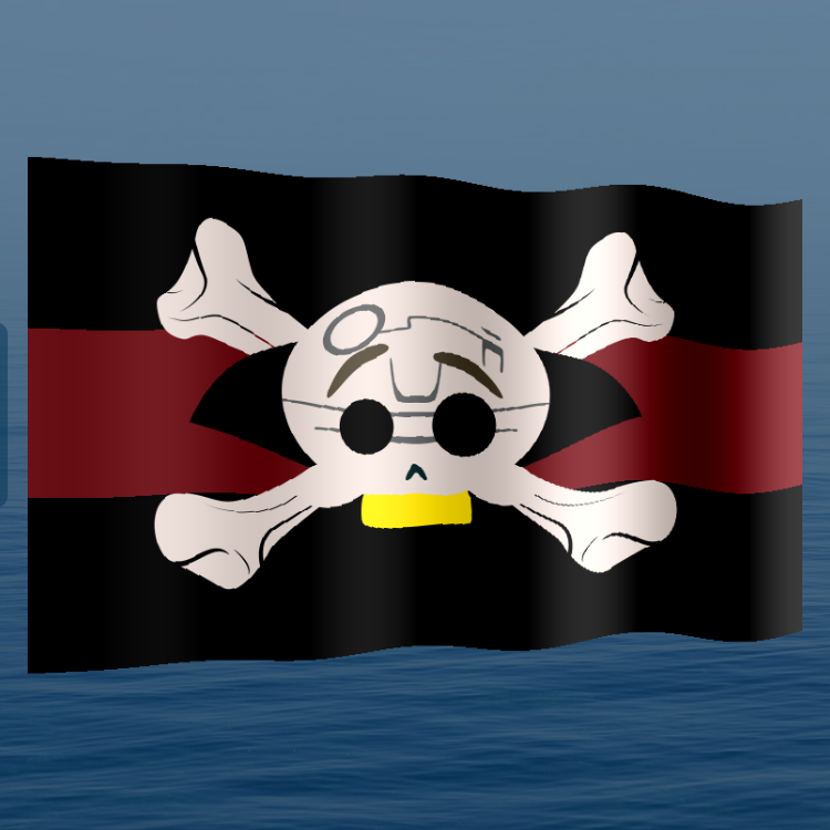 Jolly Roger Flag #3 static token preview
