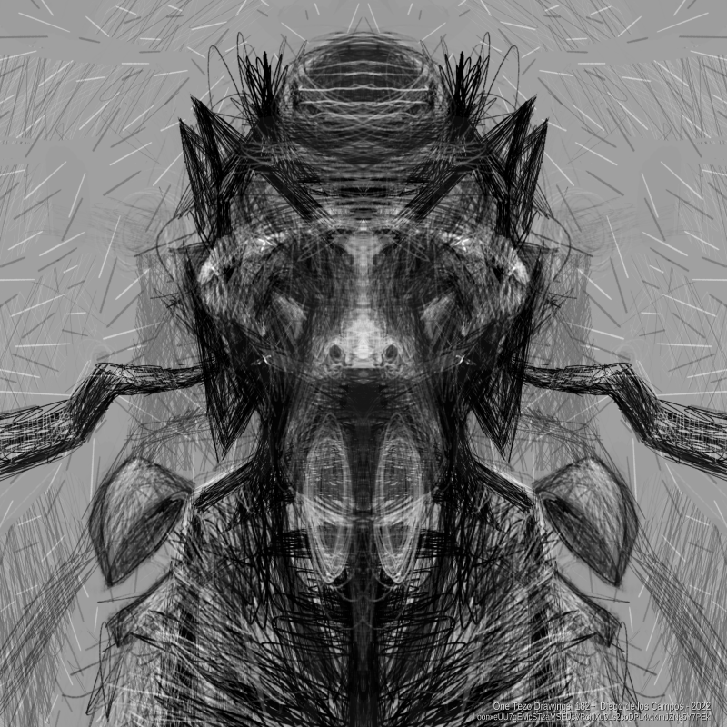 One Tezo Drawings_182+ #3 static token preview