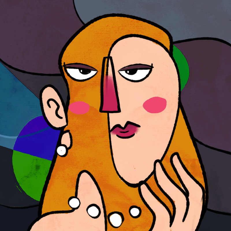 Beauty in Cubism #8 static token preview