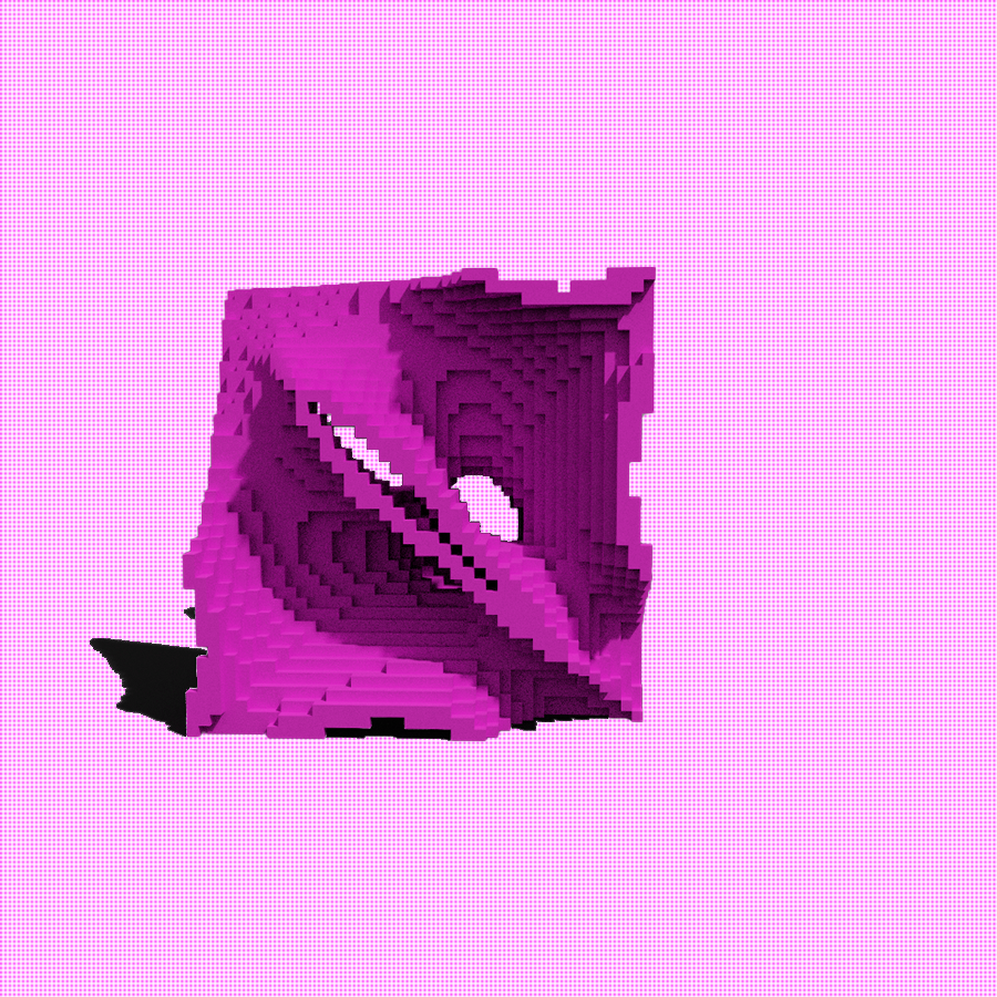 ‘Low-Res’ poems #10 static token preview
