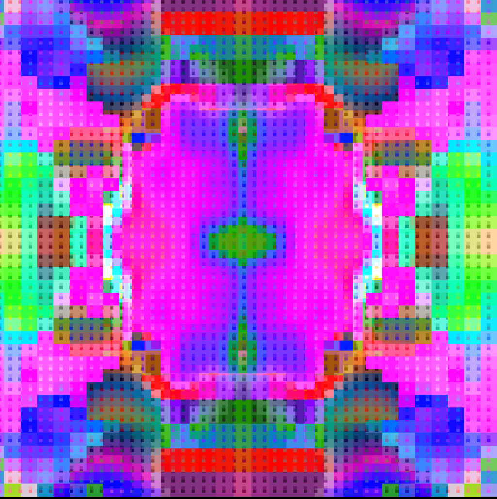 Magical Pixelated Kaleidoscope #16 static token preview