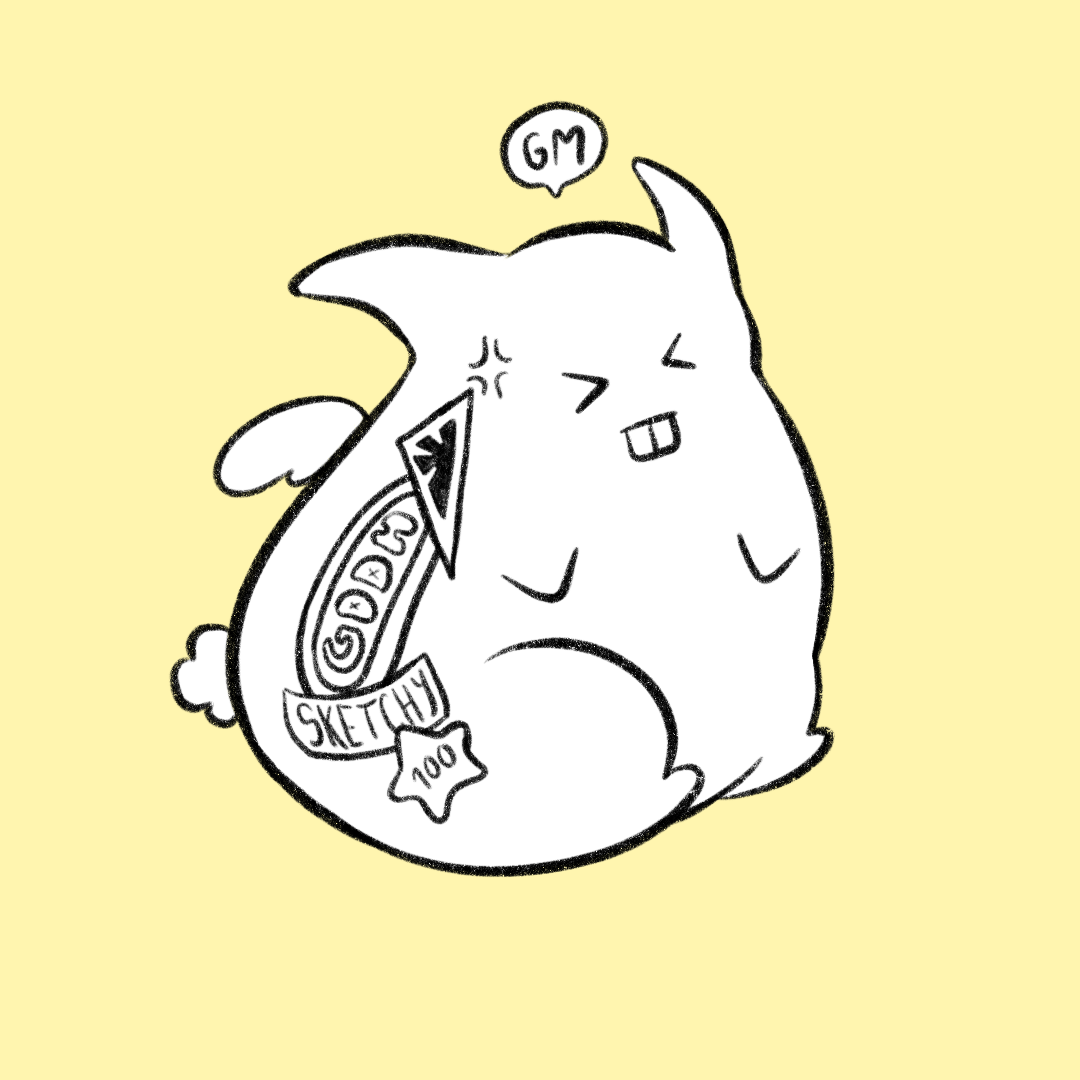 sketchy nezumi #1 static token preview