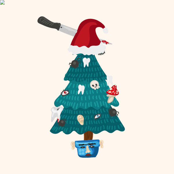 Creepy Christmas Tree For You! #21 static token preview