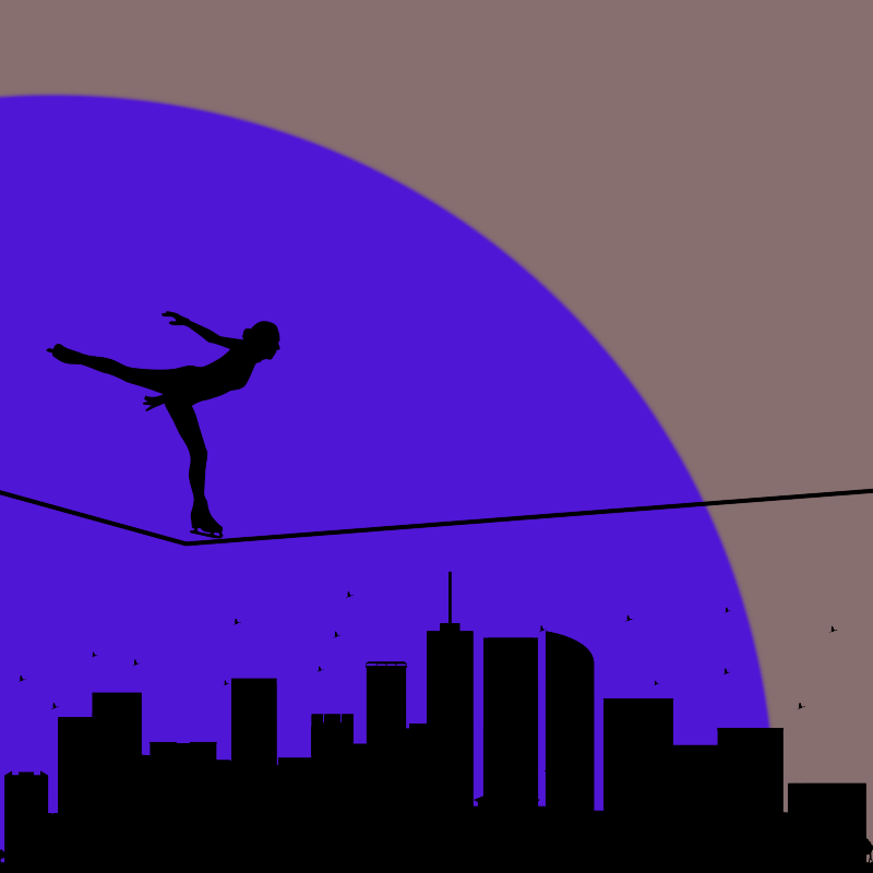 Dancing over the city #16 static token preview