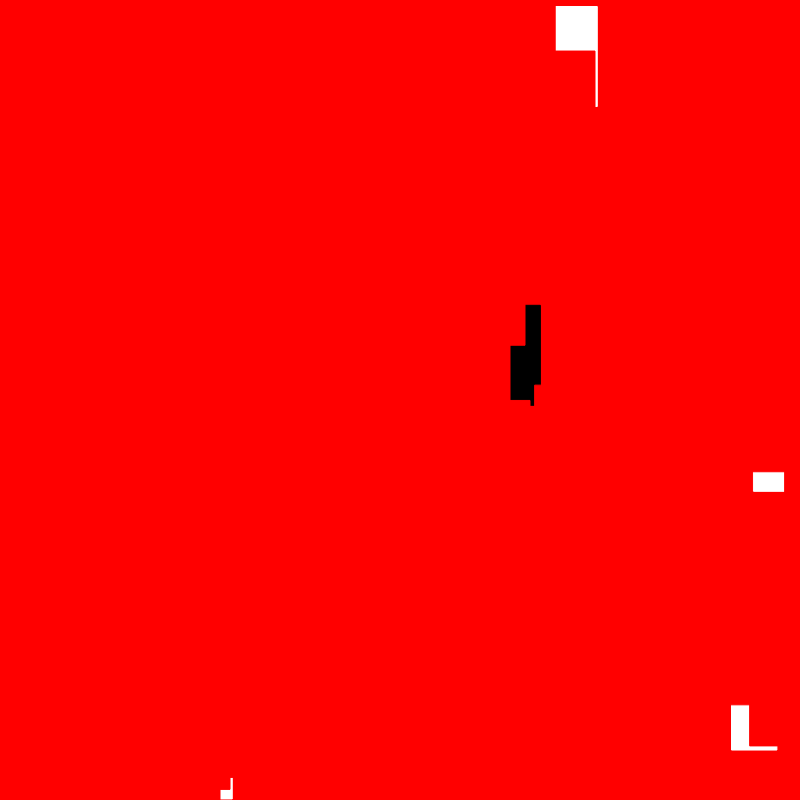 White & Black & Red All Over #10 static token preview