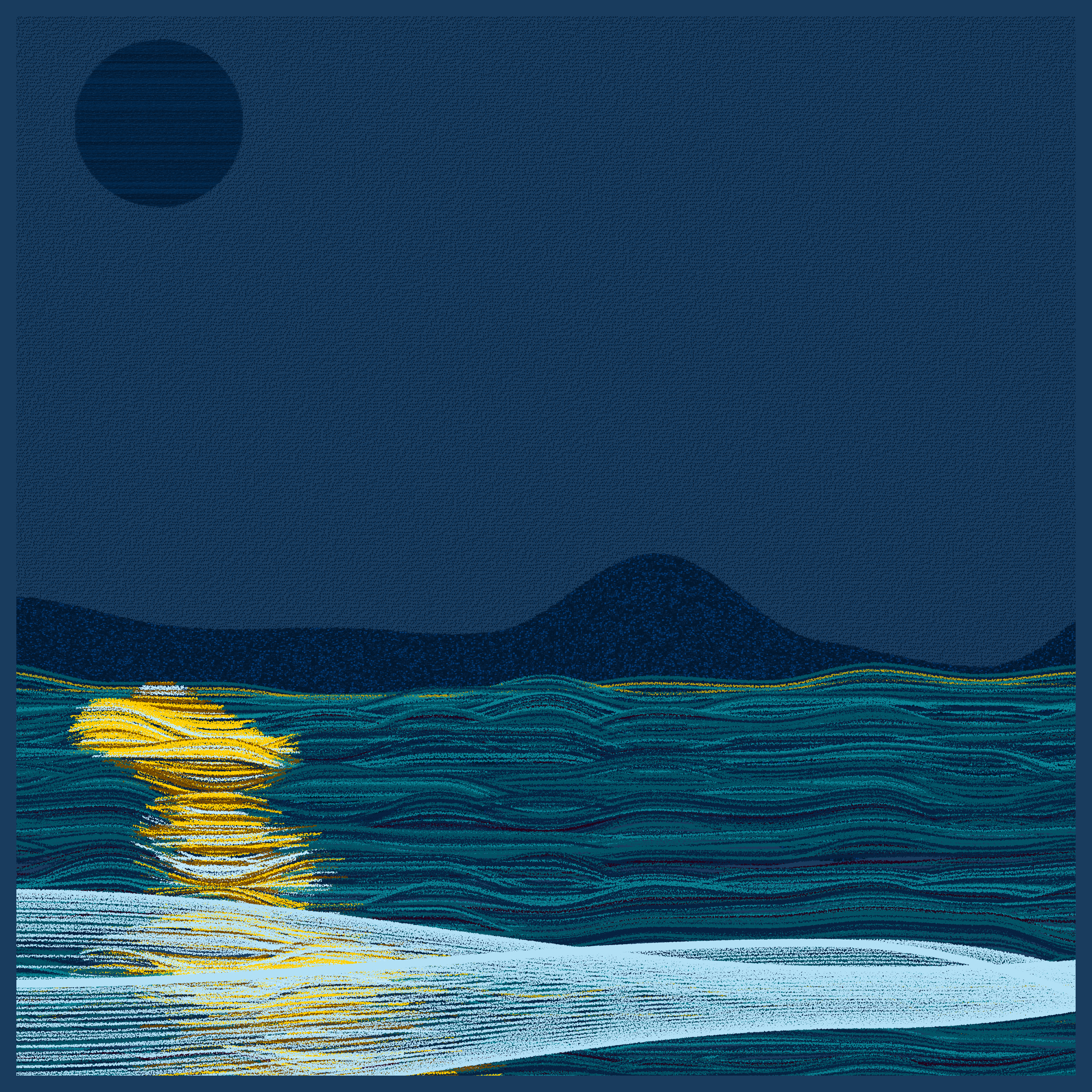 Moonlit Sea #23 static token preview