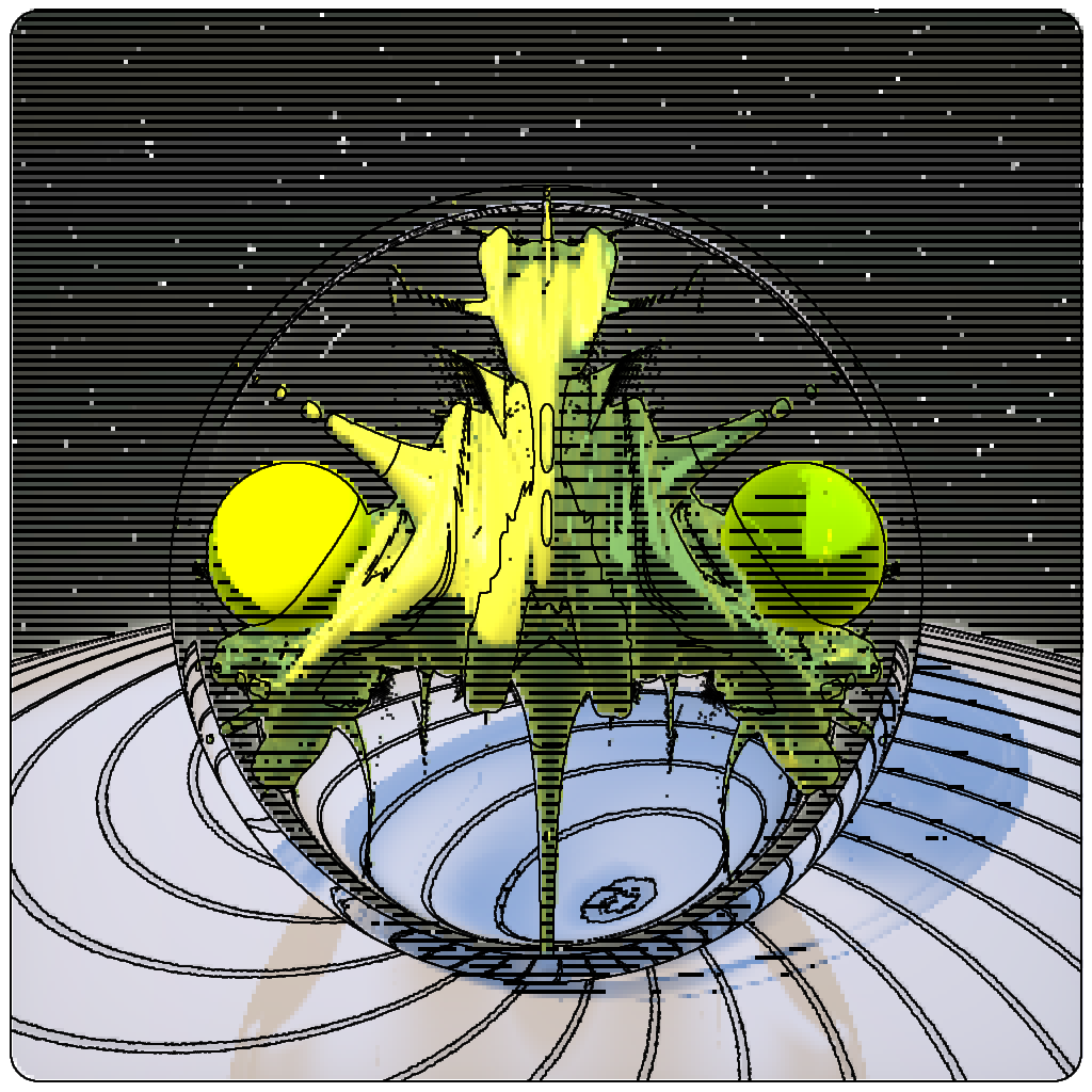 LL21 Mac Plus Fractal-in-a-Globe #17 static token preview