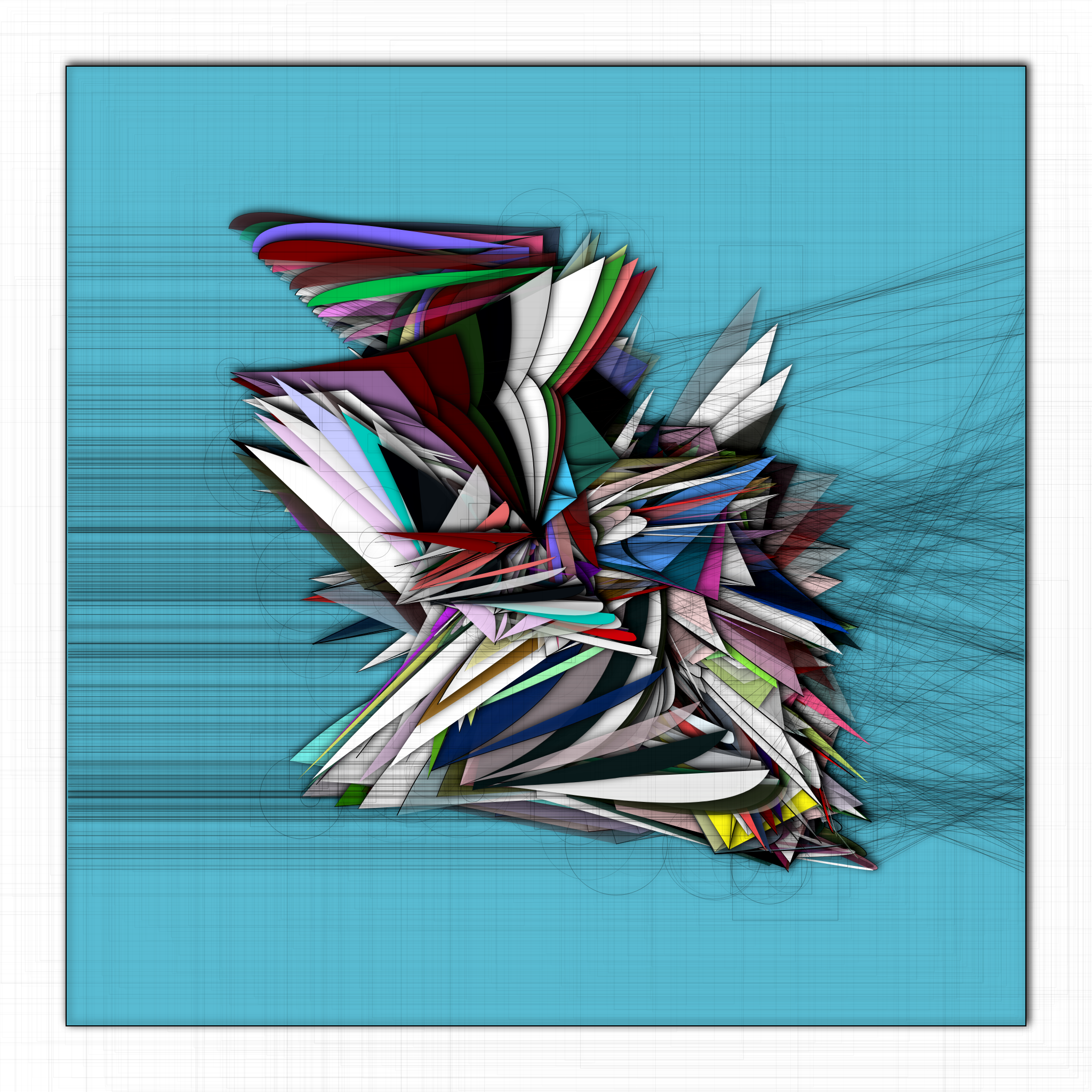P5Js Thoughts V7 #13 static token preview
