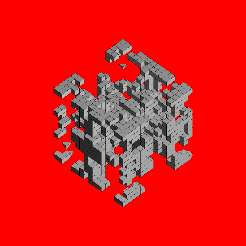 Voxelium #3 static token preview