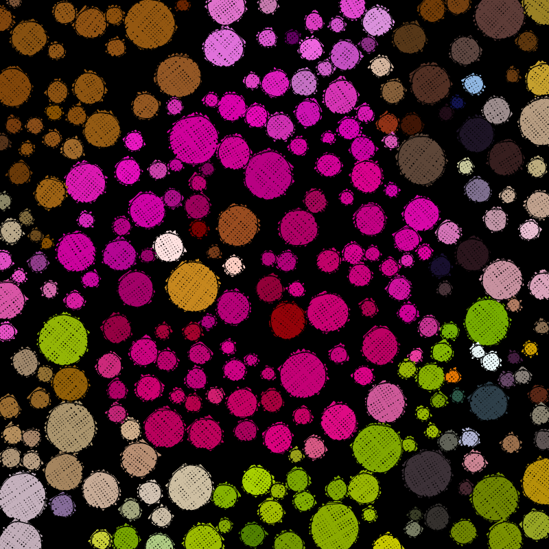 roughly packed flowers #18 static token preview
